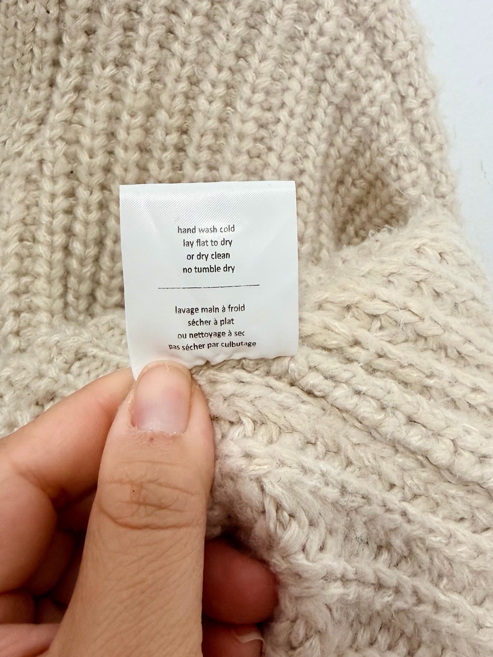 Oak + Fort Oversized Chunky Ribbed Knit Cardigan - Picture 8 of 8
